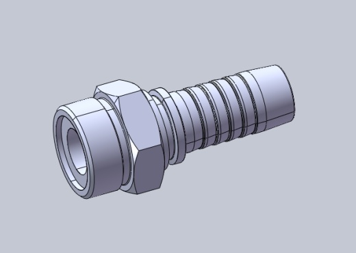10311公制外螺纹平面O 形圈密封扣压式软管接头[10311-30-12]缩略图
